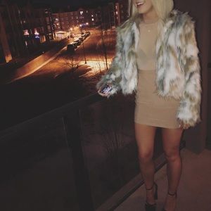 Forever 21 Faux Fur Coat